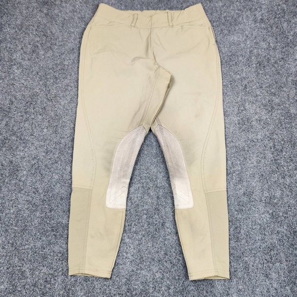 Ariat Riding Breeches Womens 26R Tan Knee Patch Pro Series Stretch Pant - Picture 1 of 15